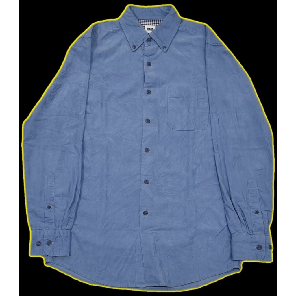 kemeja corduroy uniqlo