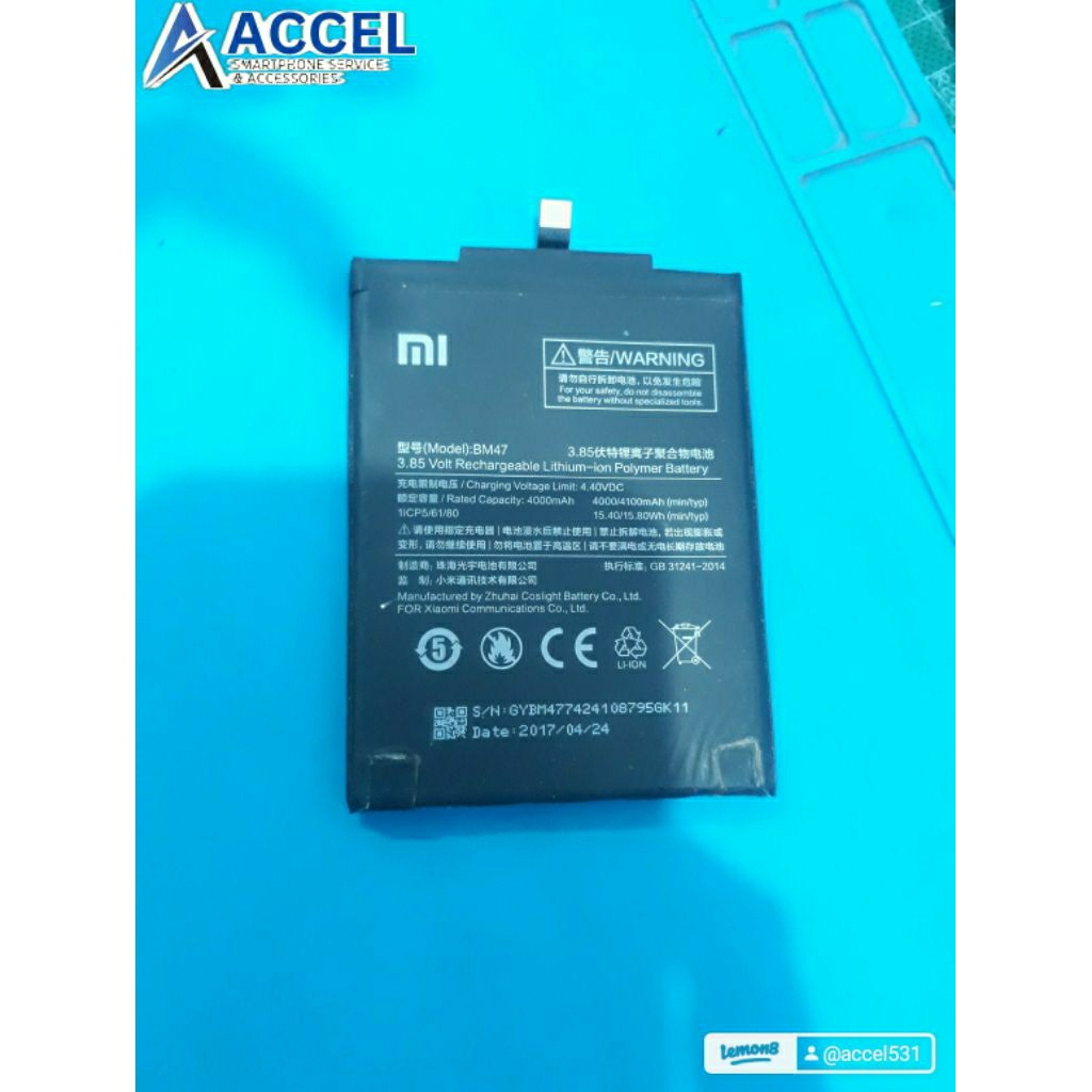 Baterai Copotan Redmi Note 4X