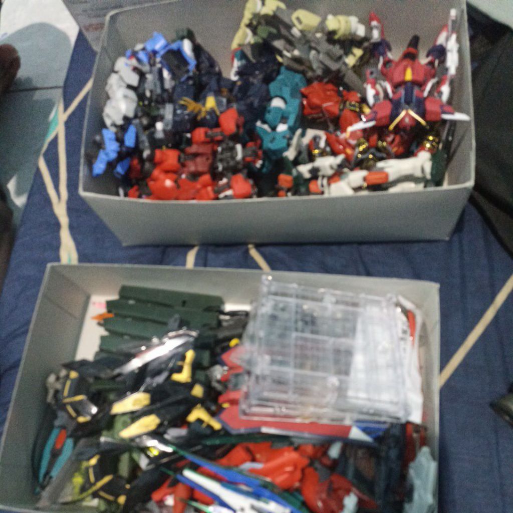 Gundam borongan second all bandai no box