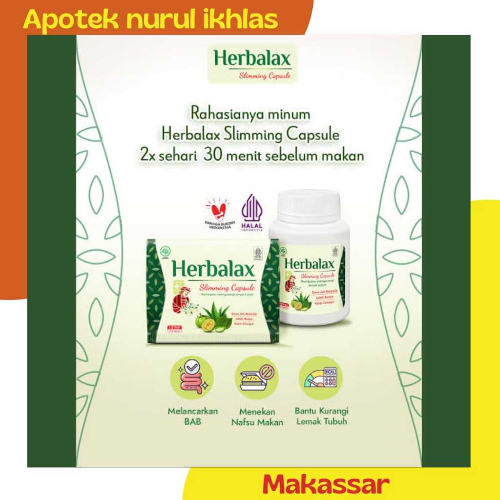 HERBALAX OBAT PELANGSING 4 KAPSUL