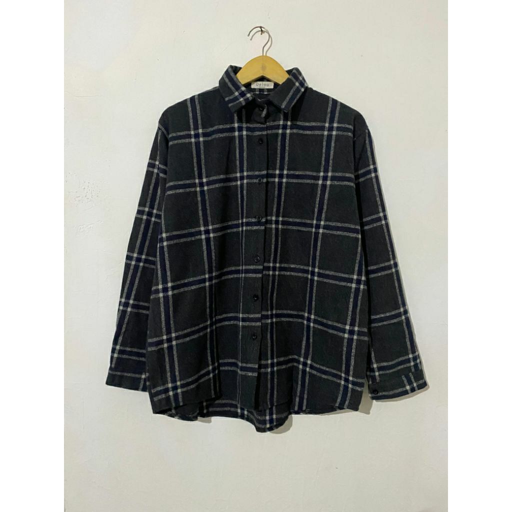 Dej*u Wool Flannel Shirt / Flannel Tebal