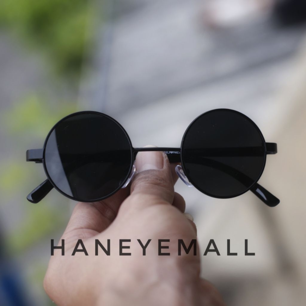 Kacamata Hitam Bulat / Kacamata Bulat / Kacamata Outdor / Kacamata Pria Wanita 5001
