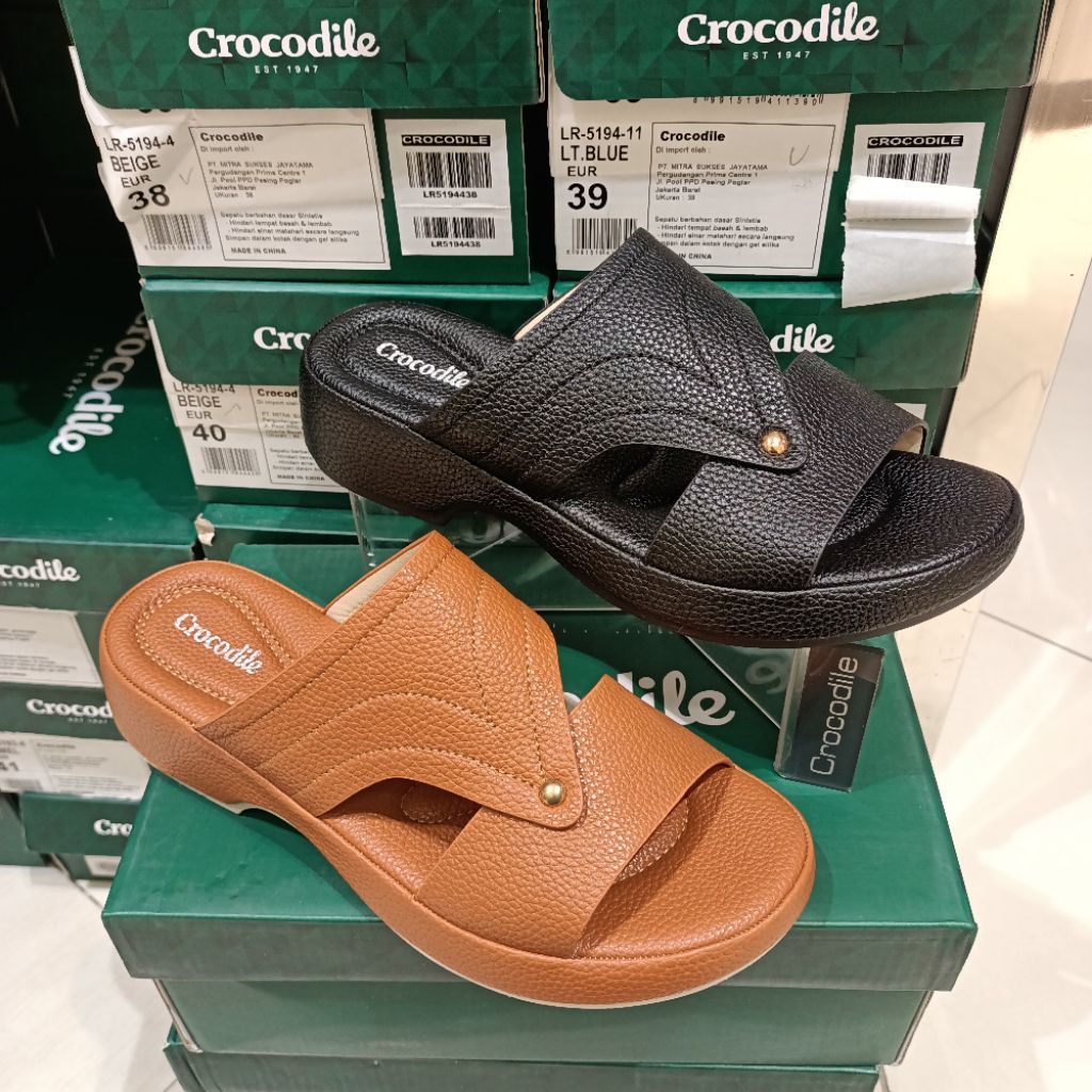 sandal wanita sol 3cm CROCODILE original matahari