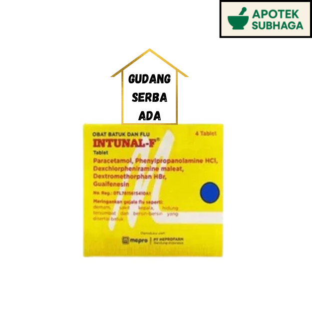 Intunal F Forte Kuning Tablet Strip isi 4 Tablet