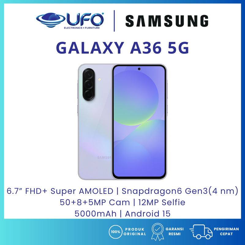 HP SAMSUNG GALAXY A36 5G RAM8/256GB  - BARU - GARANSI RESMI