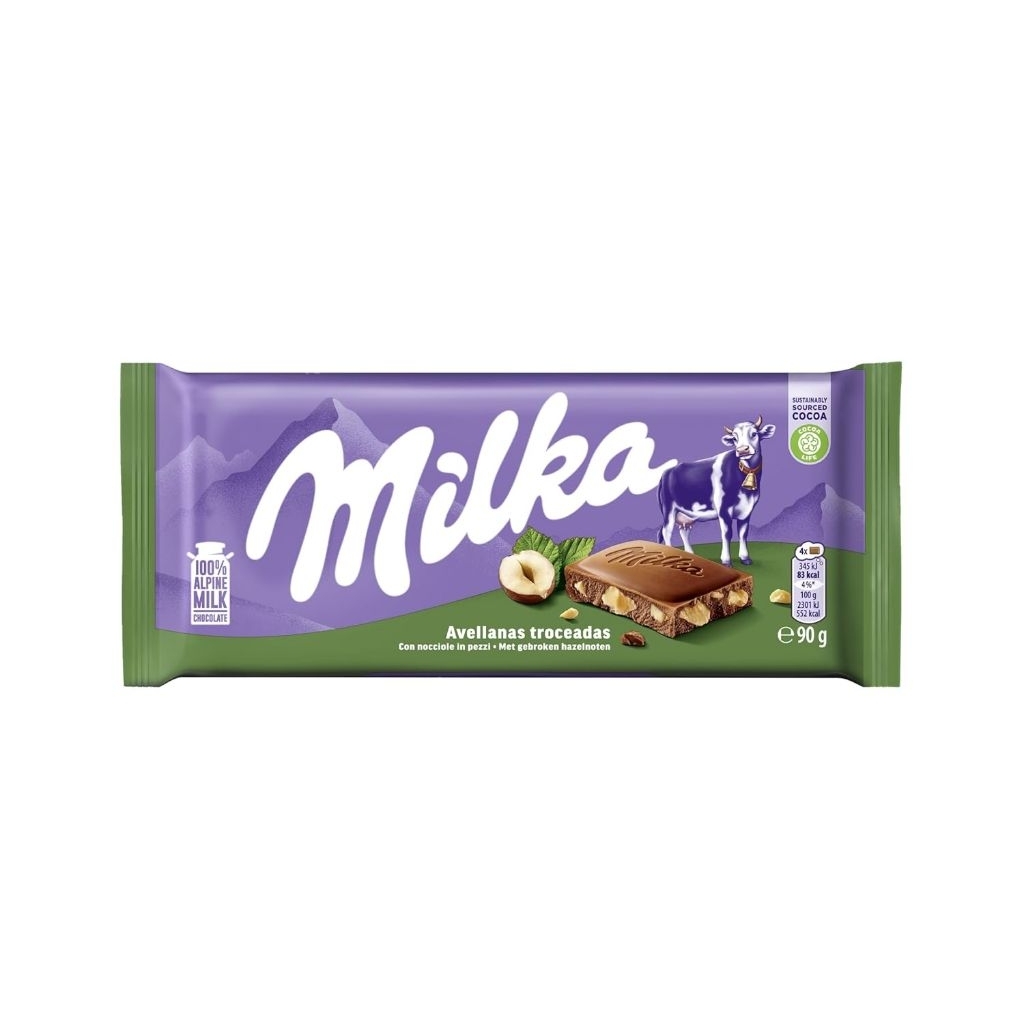 Milka Avellanas Troceadas Origin Europe/Coklat/Chocolate