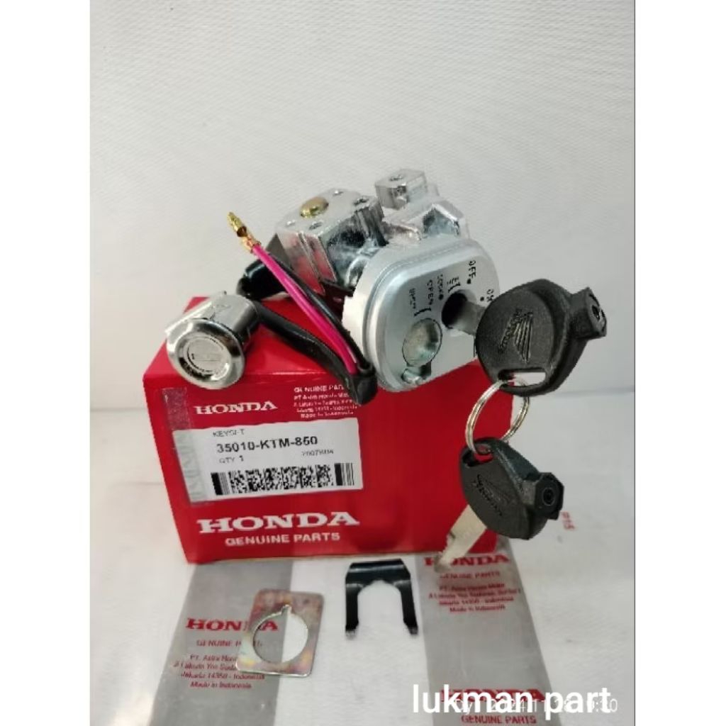 KUNCI KONTAK SET SUPRA X 125 SUPRA X125 KARBU SUPRA X125 BATMAN KUALITAS ORIGINAL HONDA
