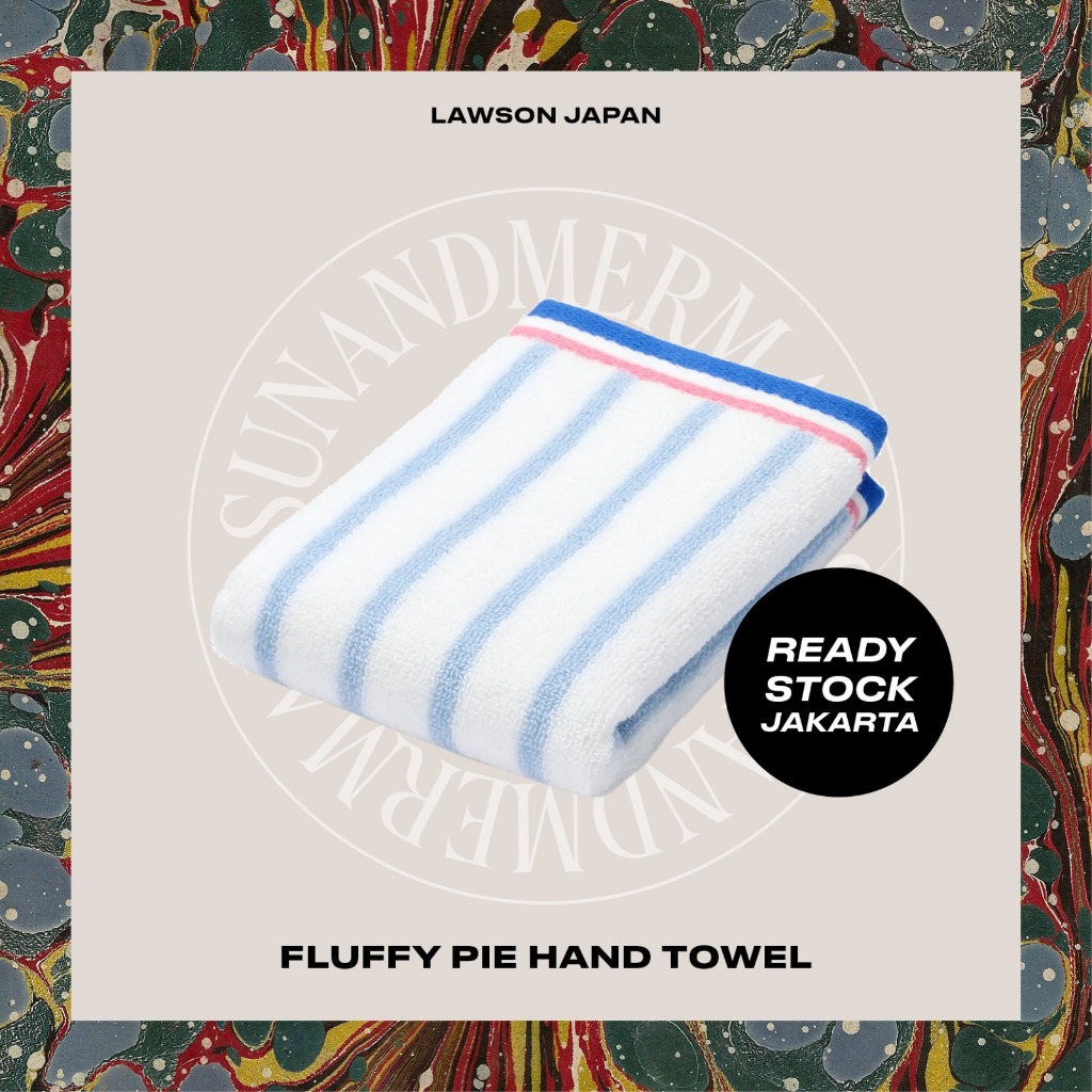 (READY STOCK SIAP KIRIM JAKARTA) LAWSON MUJI JAPAN Fluffy Pile Hand Towel Handuk LAWSON Muji Conveni