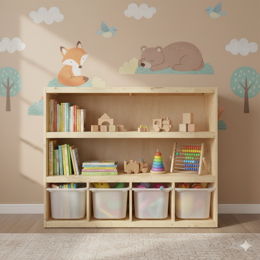 RAK MAINAN / RAK SUSUN ANAK / RAK MAINAN ANAK / RAK BUKU ANAK