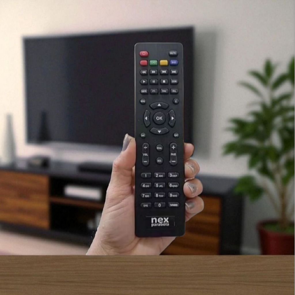 Remot Remote Receiver Parabola Remote NEX PARABOLA MERAH Liga 1 Dangdut