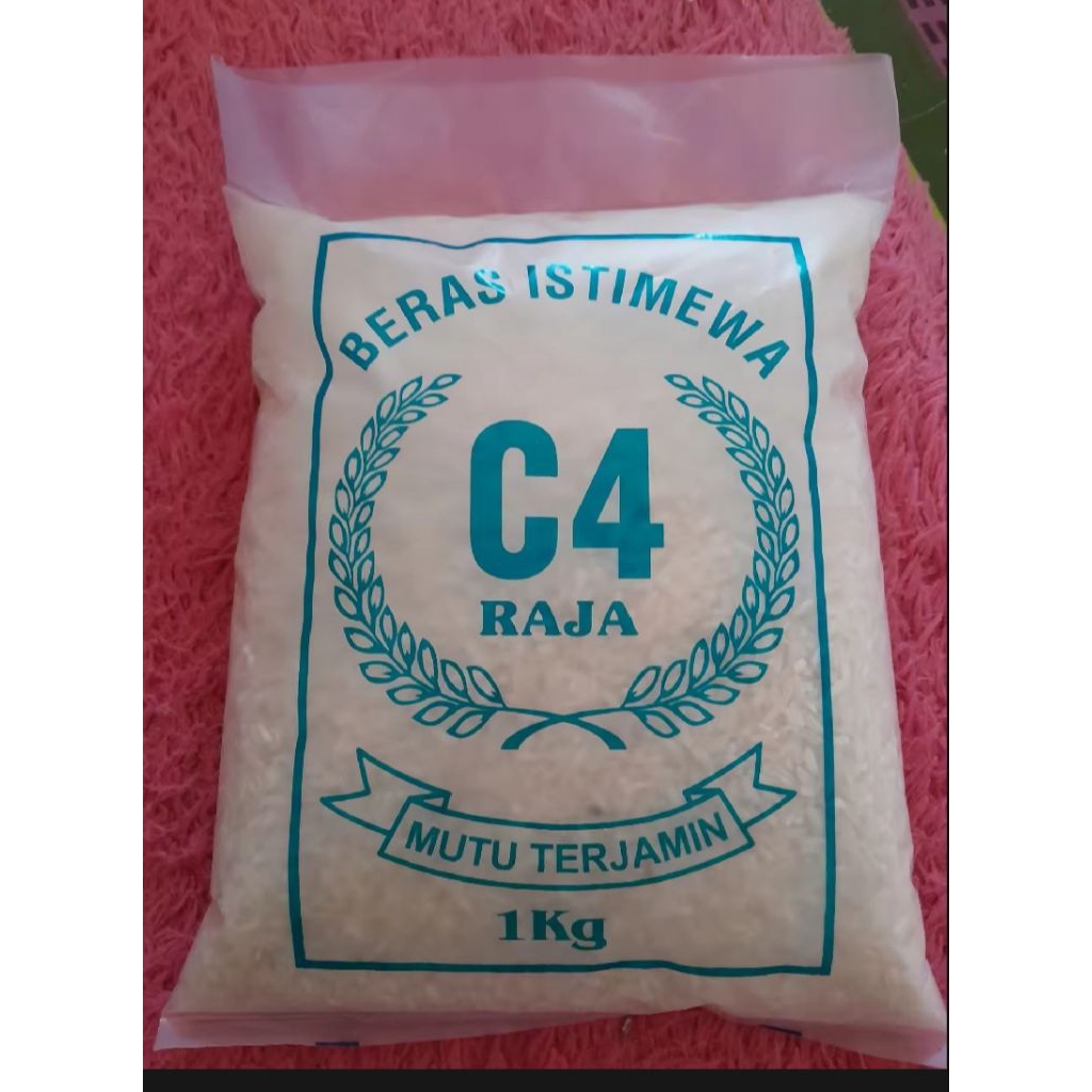 Beras Super Premium Lokal Rojolele C4 Pandan Wangi Kemasan 1 KG