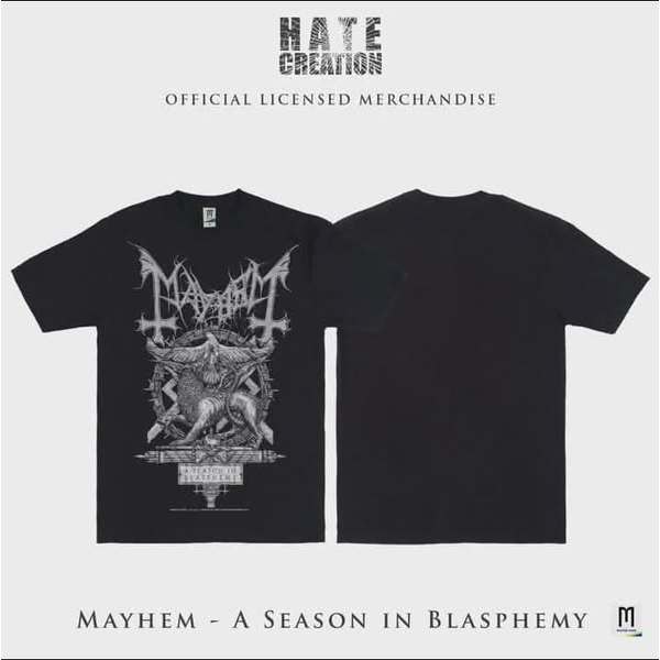 ORIGINAL TSHIRT MAYHEM - A Season In Blasphemy / mayhem