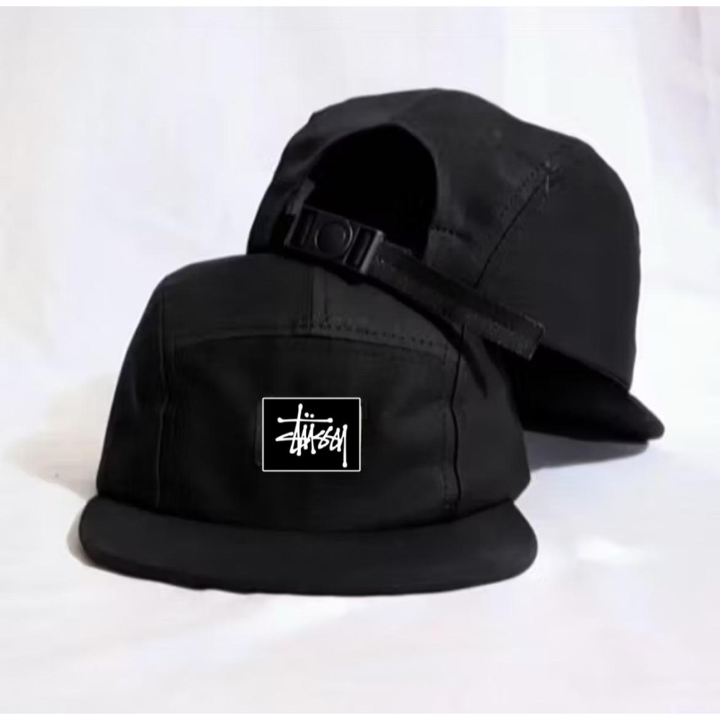 TOPI 5 PANEL - Stussy  - Topi distro - Topi kekinian 5 panel distro