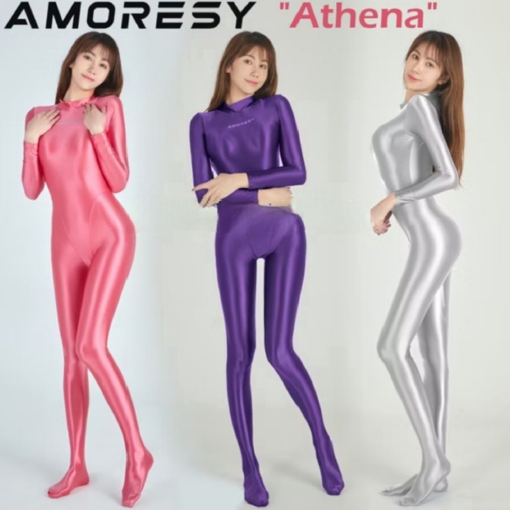 Bodysuit Glossy Lycra Shinny Zentai Original Amoresy Athena