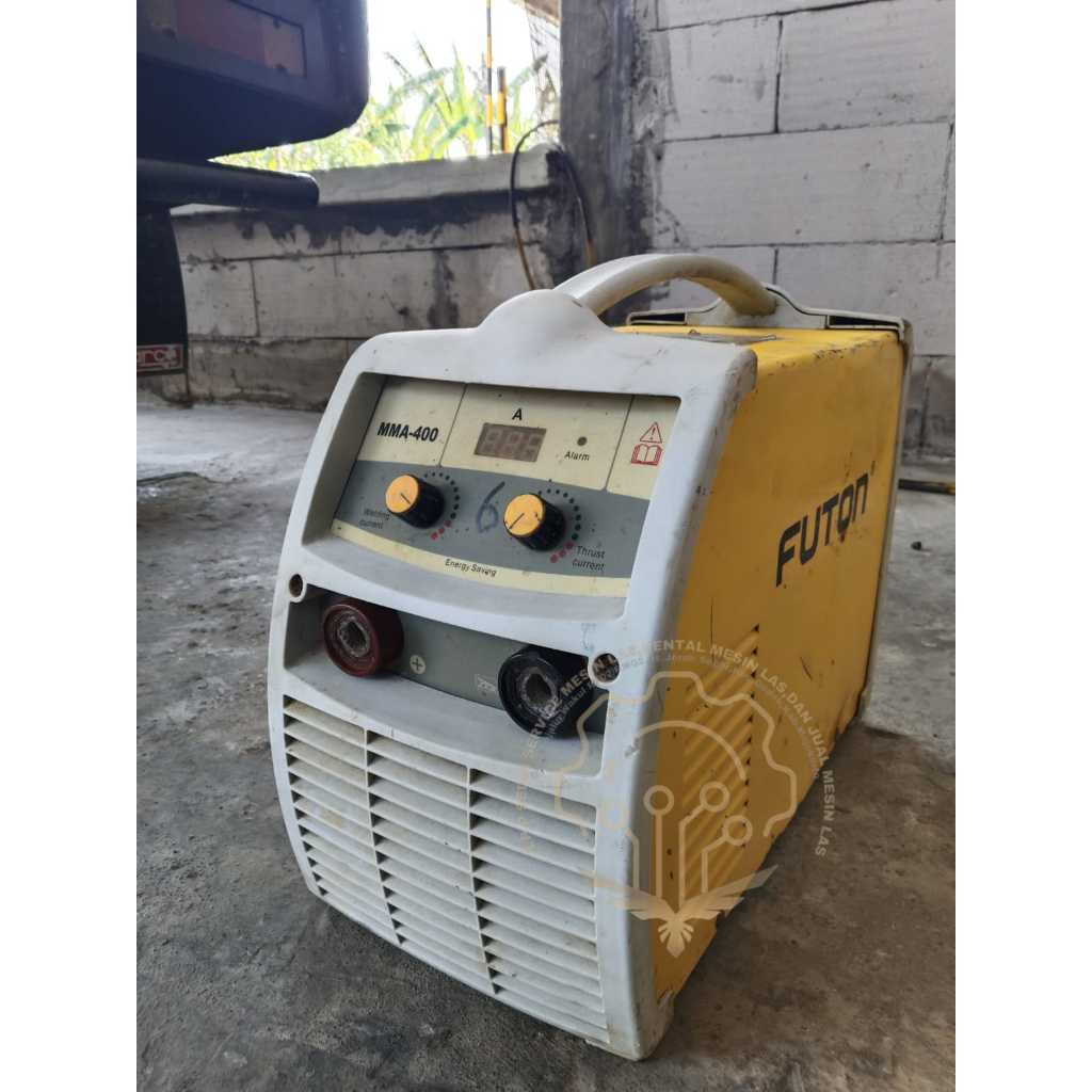 MESIN LAS BEKAS MMA 400A FUTON MESIN LAS 40 AMPERE 3 PHASE FUTON SMAW STIK LAS INVERTER SECOMD