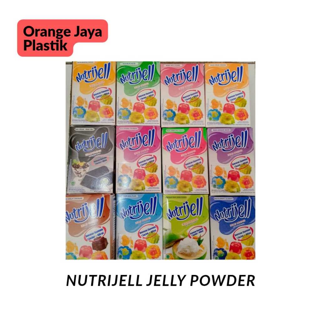 

Nutrijell Jelly All Varian Buah 10gr/Serbuk Jelly/Jelly Powder