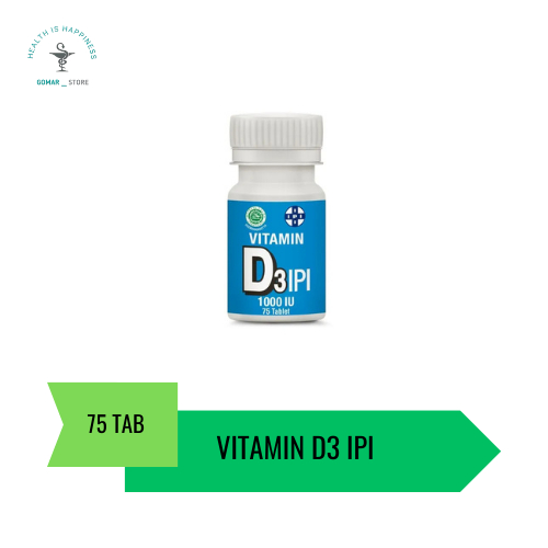 Vitamin D3 IPI @70 tablet (penuhi kebutuhan vitamin D3)