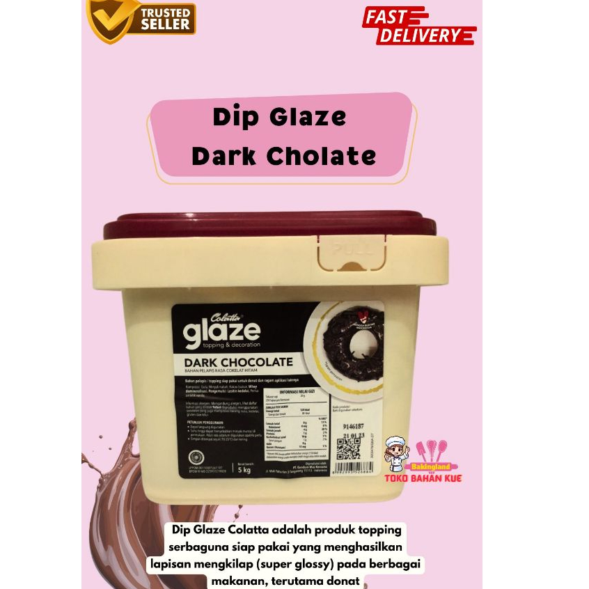 

Dip Glaze colatta dark chocolate