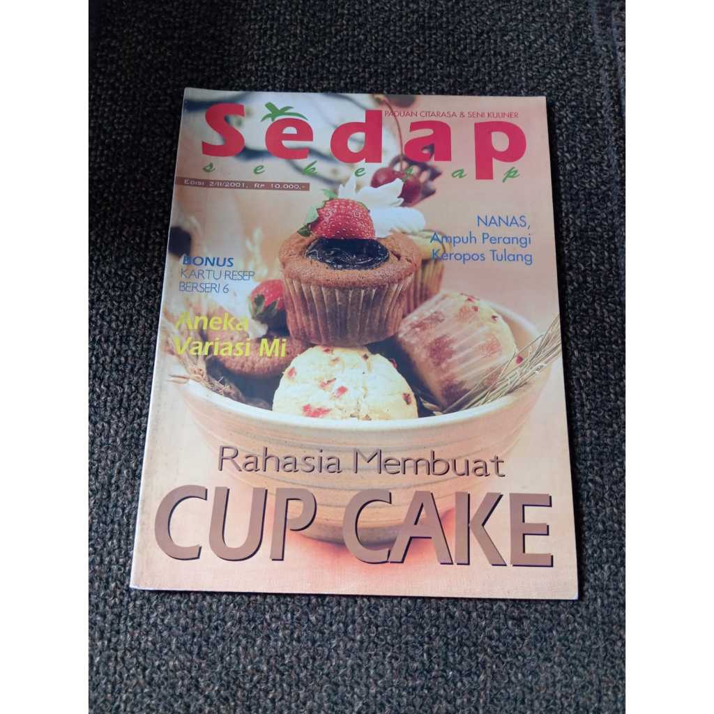 Majalah Sedap Sekejap Rahasia Membuat Cupcake edisi 2/2001
