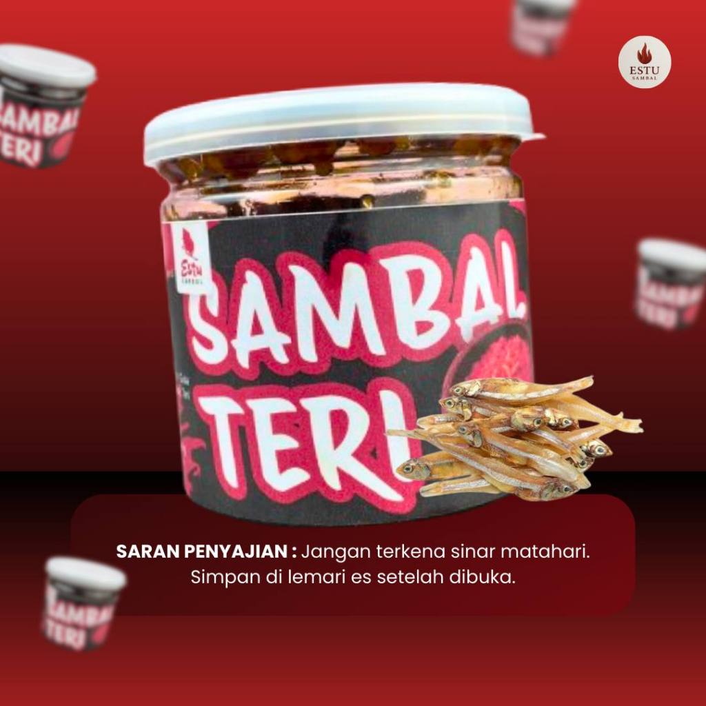 

Estu Sambal Teri- Sambal Rumahan Khas Nusantara dengan Rasa Otentik & Kenikmatan Bahan Pilihan