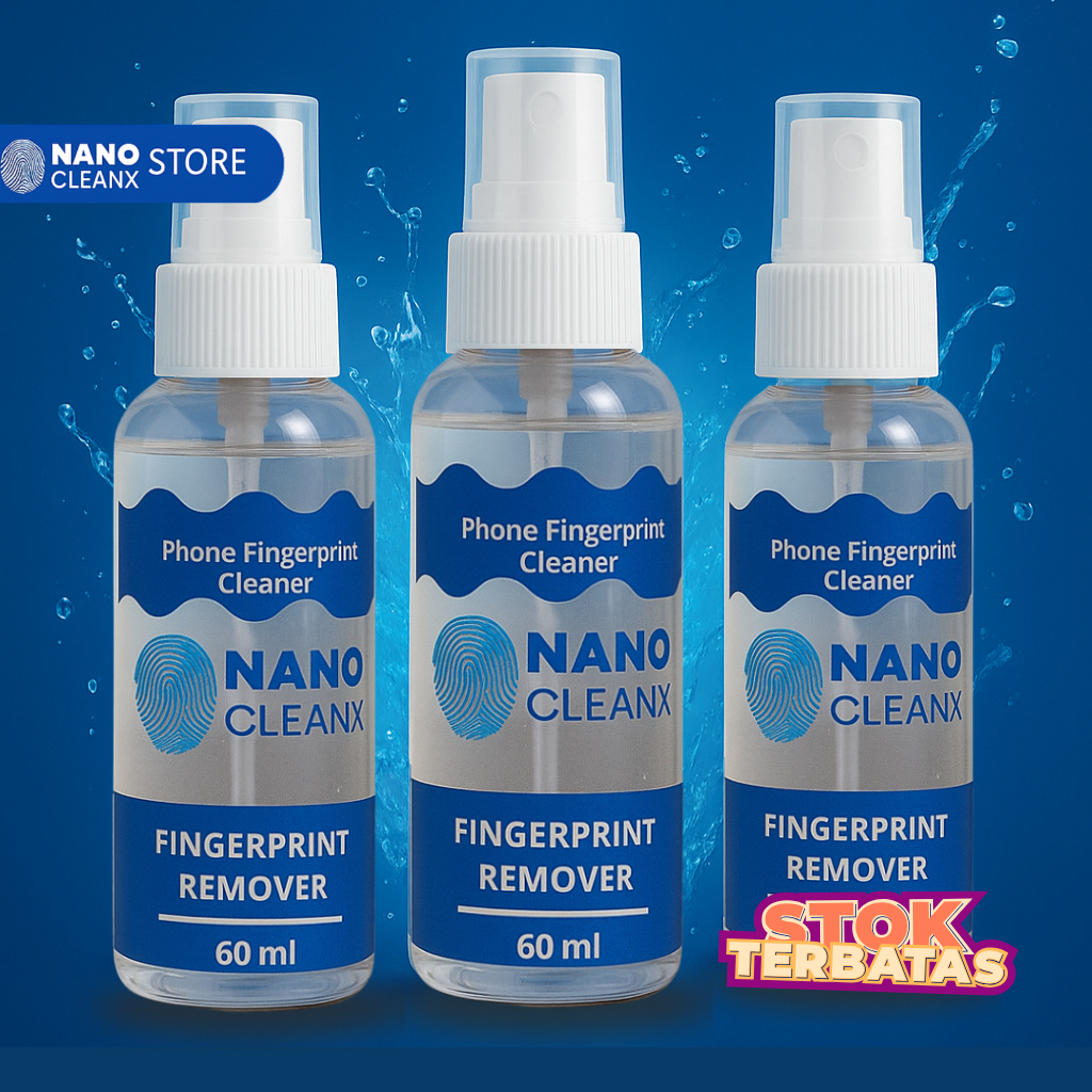 Paket Hemat 3 Pcs Nano Cleanx | Spray Pembersih Layar HP Anti Noda & Sidik Jari