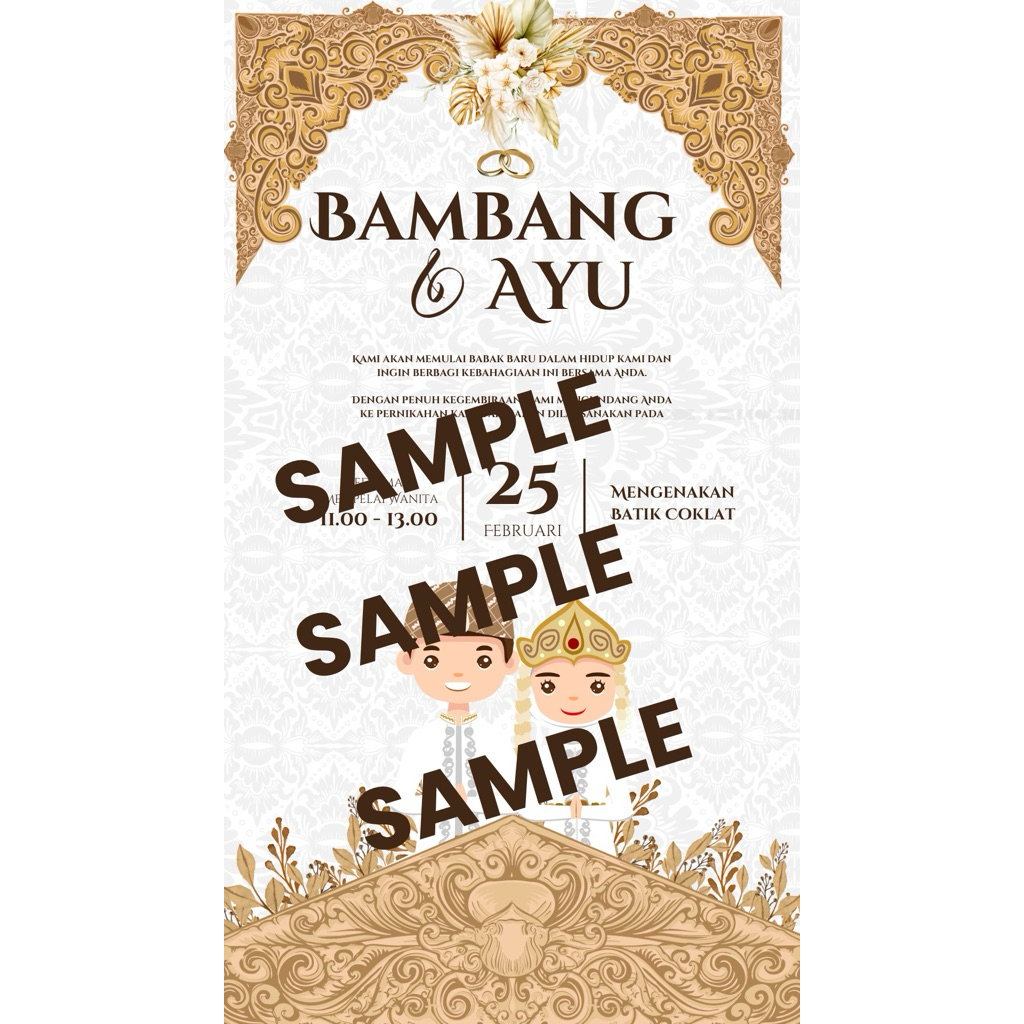 Desain Undangan Digital PDF LINK