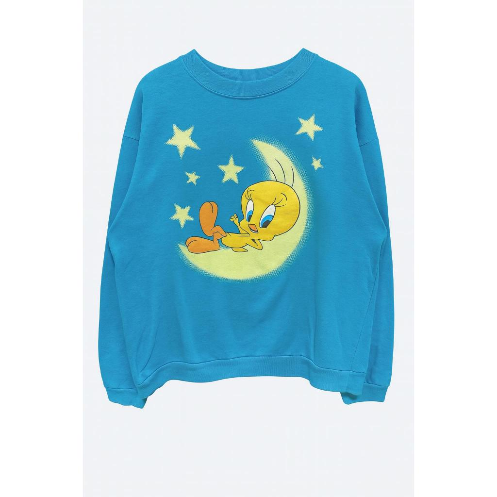 Sweater Vintage Tweety Moon & Stars