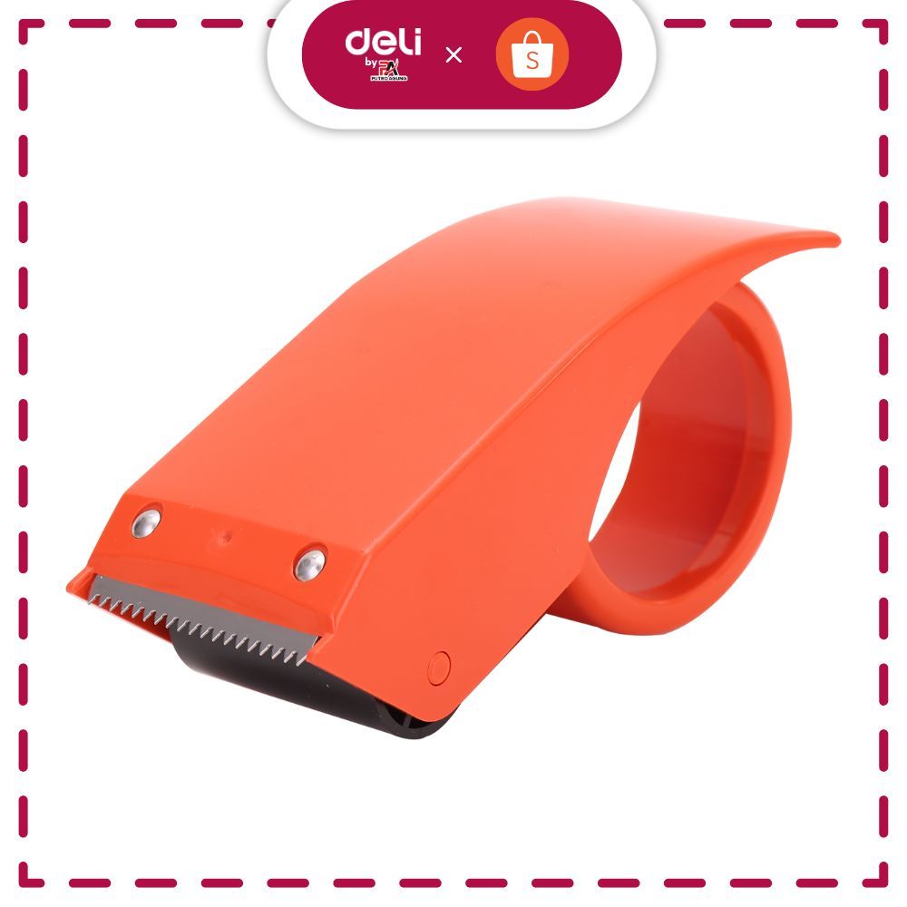 

Deli Dispenser Lakban Tape Dispenser dengan Pisau Anti Karat E801