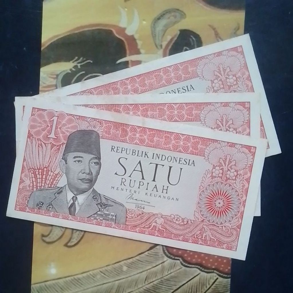 UANG KUNO MAHAR NIKAH 1 RUPIAH SUKARNO TAHUN 1964