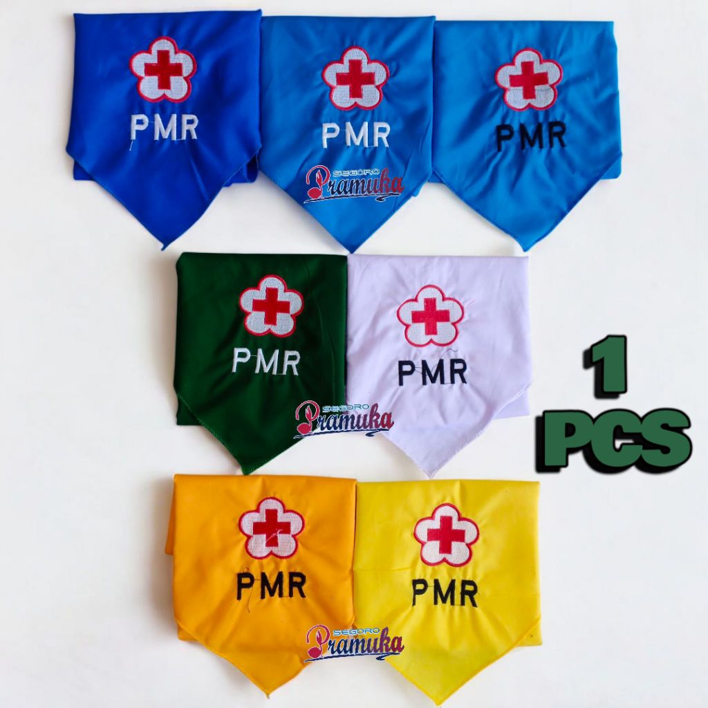 ( 1 PCS ) Syal Slayer PMR Bordir Madya Wira Hasduk PMR SD SMP SMA Bordir