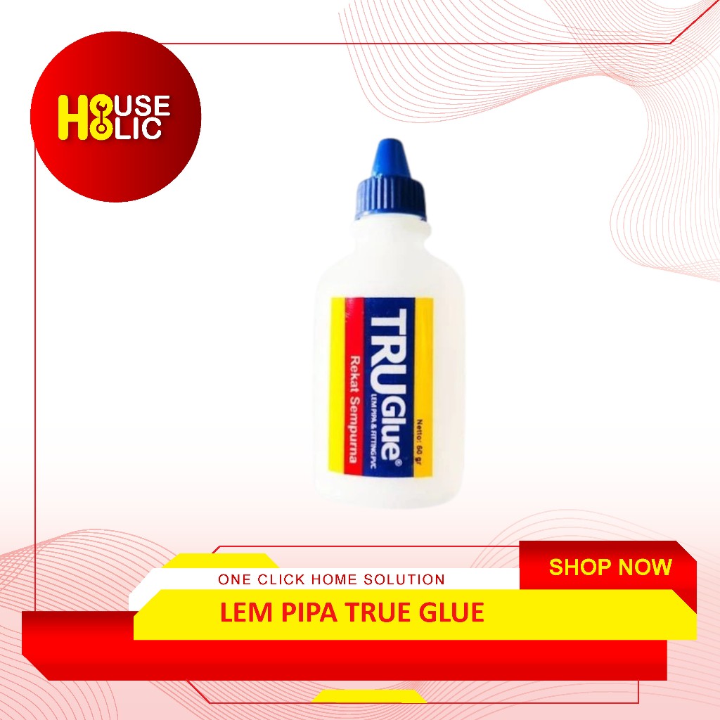 Lem RuGlue PVC 60 Gram / Lem Pipa / Lem Fitting PVC / Lem Botol