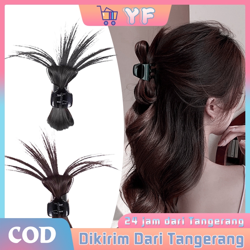 Jepit Cakar Rambut Palsu Jedai Rambut Palsu Konde Rambut Palsu Jepit Rambut Palsu Wanita