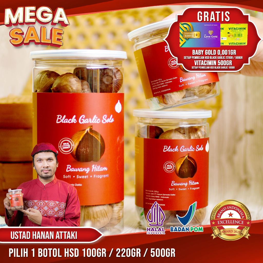 HSD Black Garlic Solo ( Bawang Hitam Tunggal)