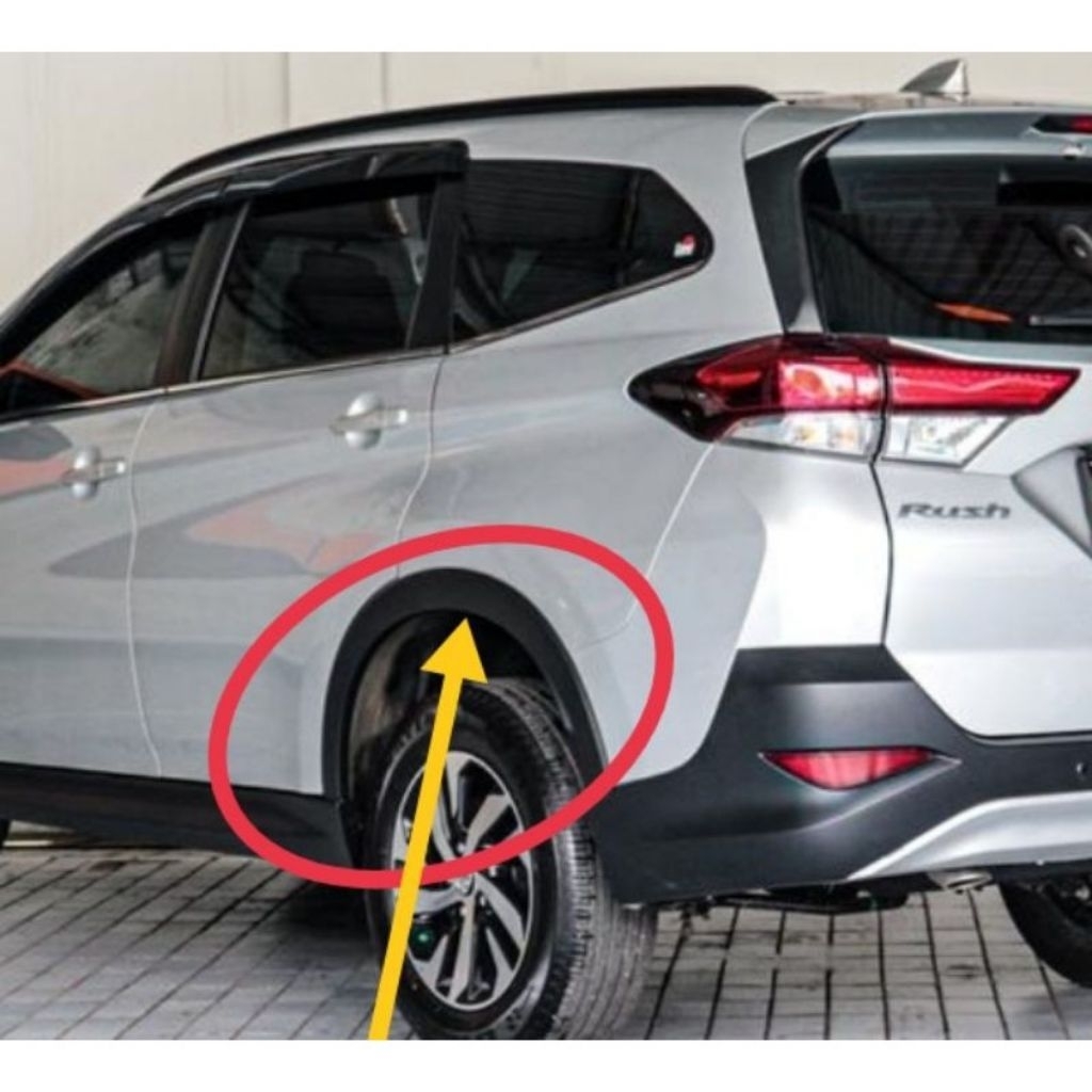 Overfender Rush Terios Belakang 2018 2019 2020 2021 2022 - Over fender