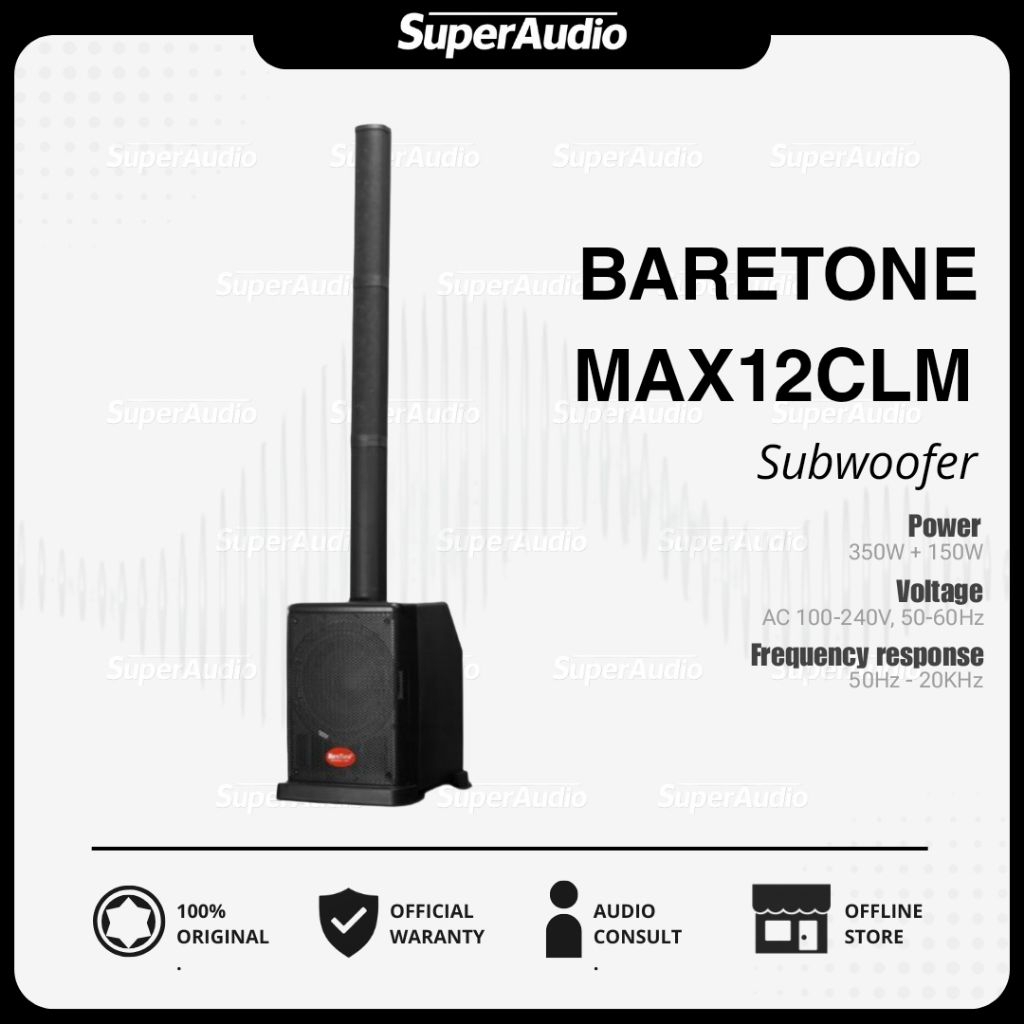 Baretone MAX12CLM  Speaker Aktif 12 Inch