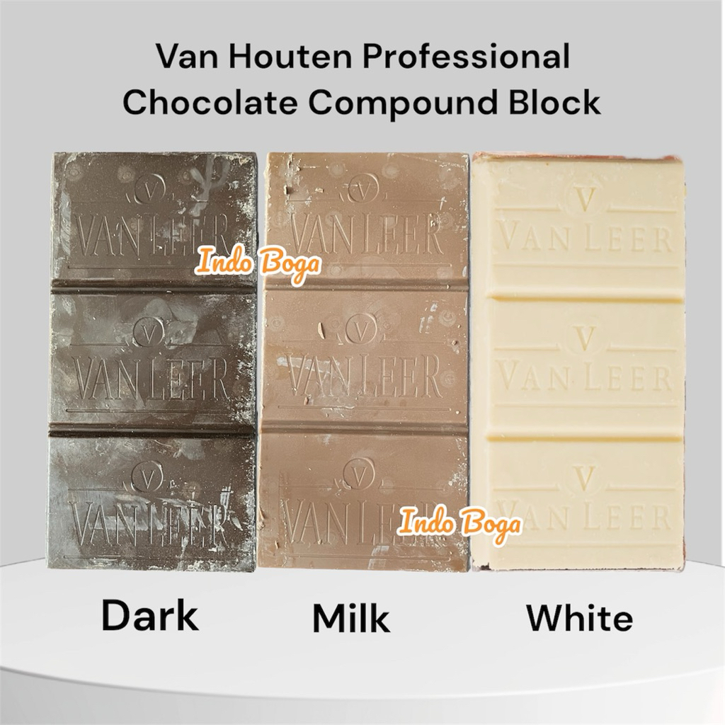

Van Houten Professional Chocolate Compound Block 500 gram / VHP cokelat batang 500gr