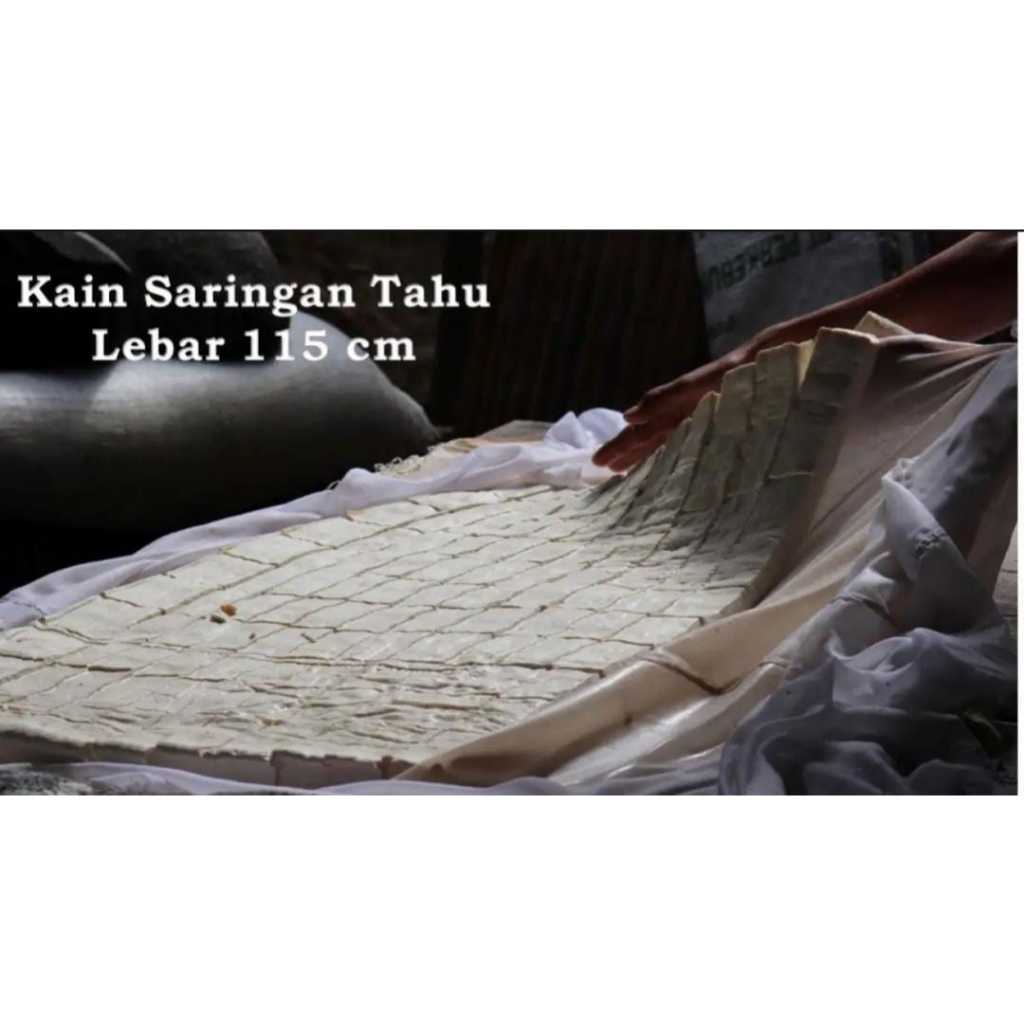 kain bahan saringan tahu