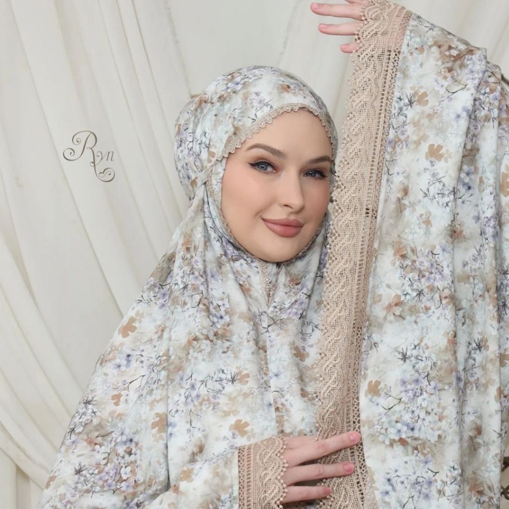 Mukena Ryn Rayyan Rayon Viscose Import Nadfa Series