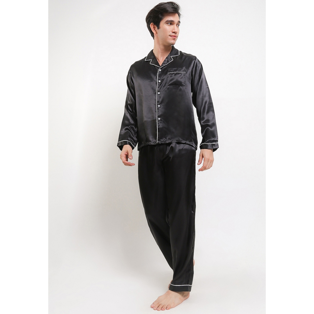 Setelan Baju Tidur Pria 287 Anne Wintours Hitam (18082025)(430)(62304 33011) Gift Kado Pyjamas Lenga