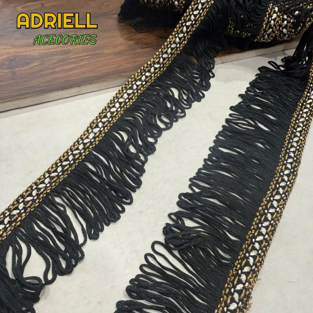 Renda Rumbai Lebar 7cm/Renda Rumbai Sajadah Salendang