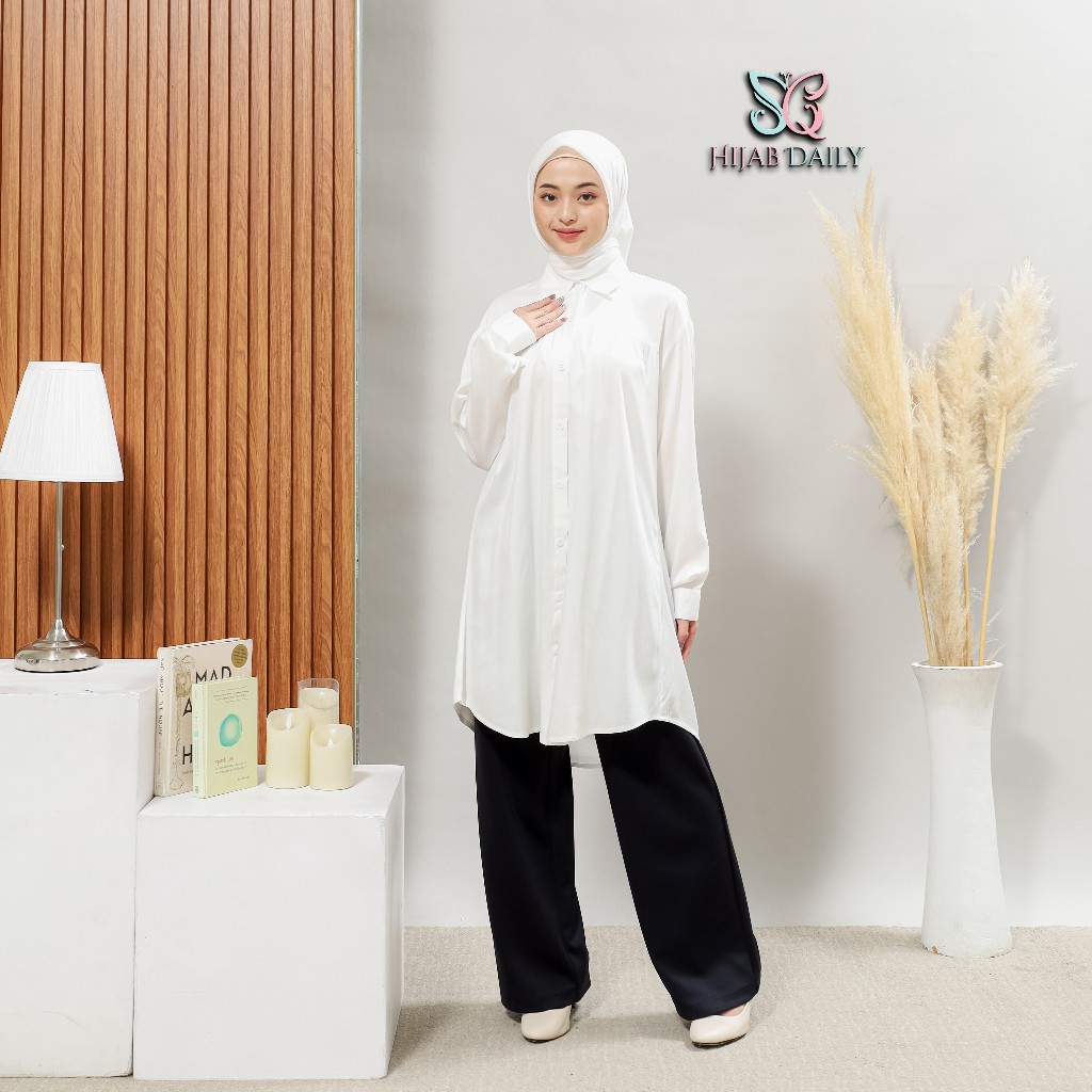 Tunik Katun Rayon Twill Premium - Busui Friendly & Nyaman