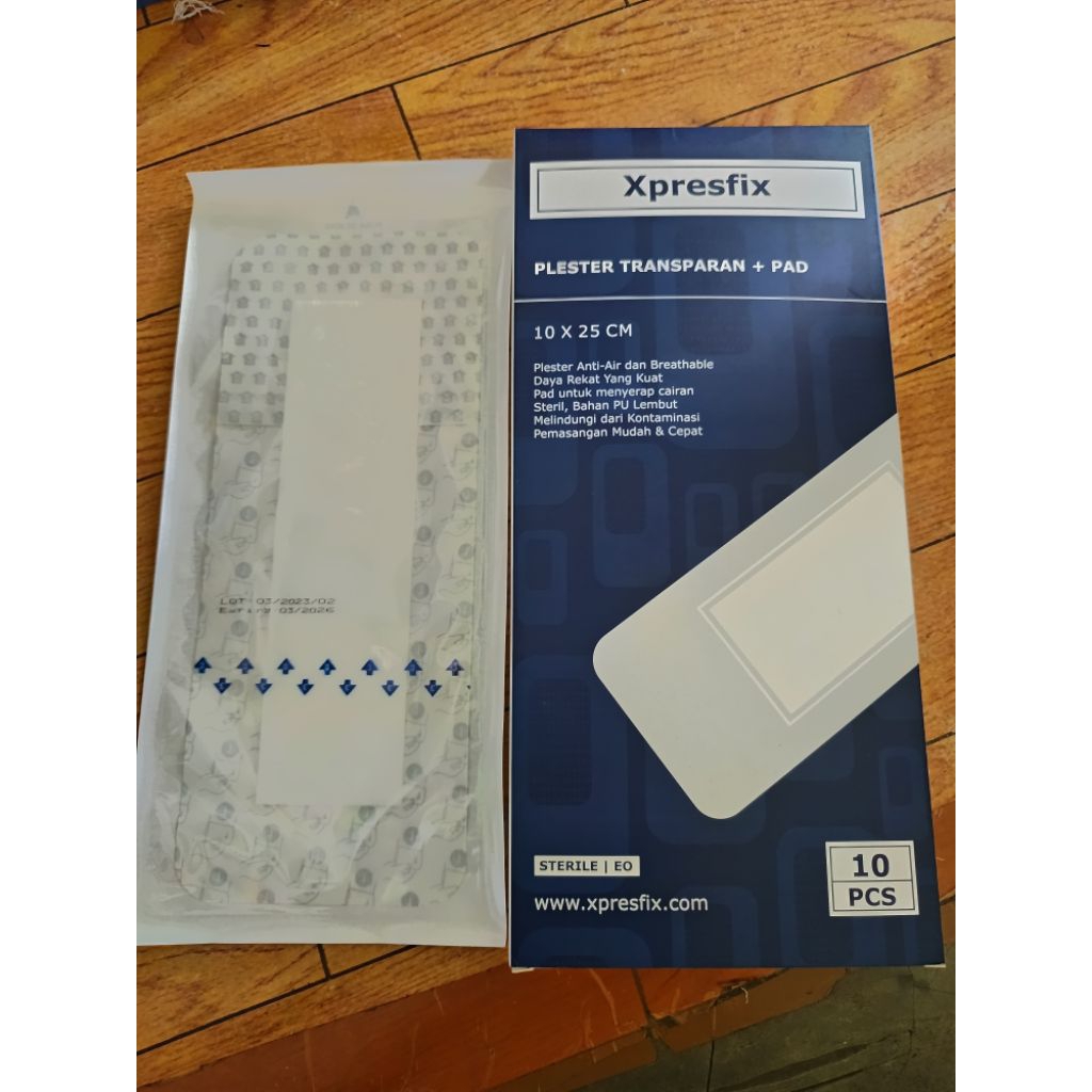 GIDCARE XPRESFIX PLASTERR TRANSSPARANN DENGAN PADD 10X25 CM