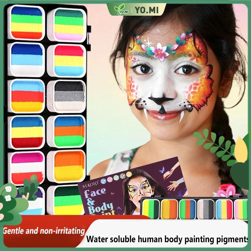 Body Face Painting Art Make Up Painting Cat Wajah Beauty Makeup Tool Face Painting