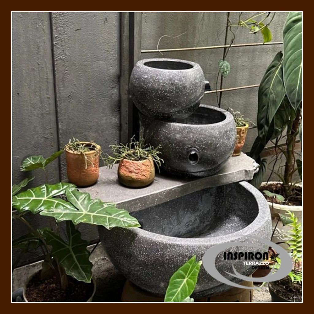 Air mancur taman teraso kendi susun. air mancur susun, air mancur kendi temurah dan terlaris