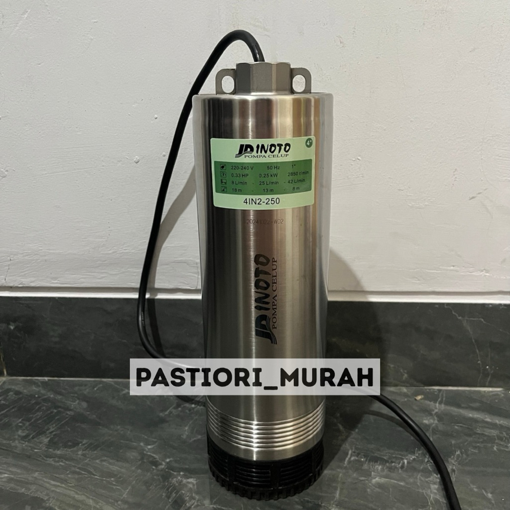 Pompa Submersible SibleInoto 4in 4" Celup sibel 4dim 0.33hp 0,33hp 0.33 hp 0,33 hp output pipa 1 dim