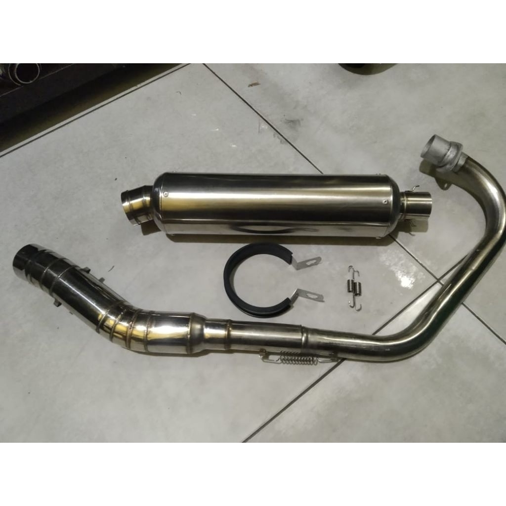 knalpot racing basss adem,vixion,cbr150,verza,xaber,sonix,satria fu,mx king