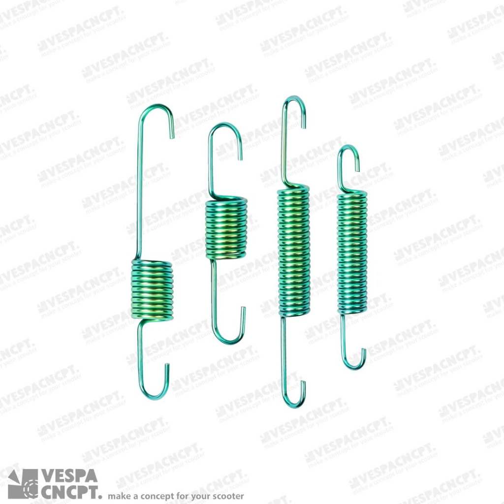 Titanium Per Standar Set Zegna Green Vespa Sprint Primavera Standar Samping & Tengah