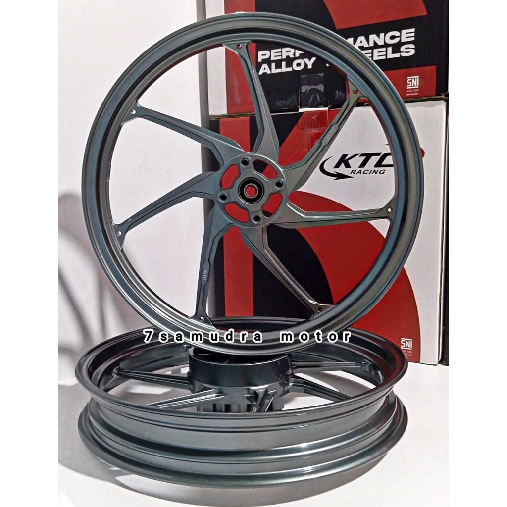 velg  ktc racing full cnc palang 6 ukuran 185/250-17 motor ninja r/ss