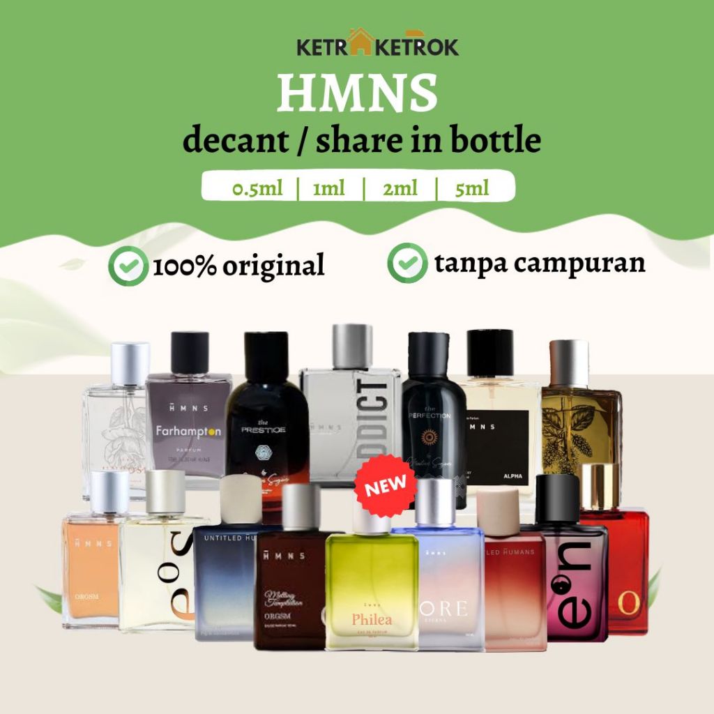 DECANT SHARE PARFUM PERFUME HMNS x Tsana Philea SORE Eterna Zena Melting Temptation Untitled Orgsm d