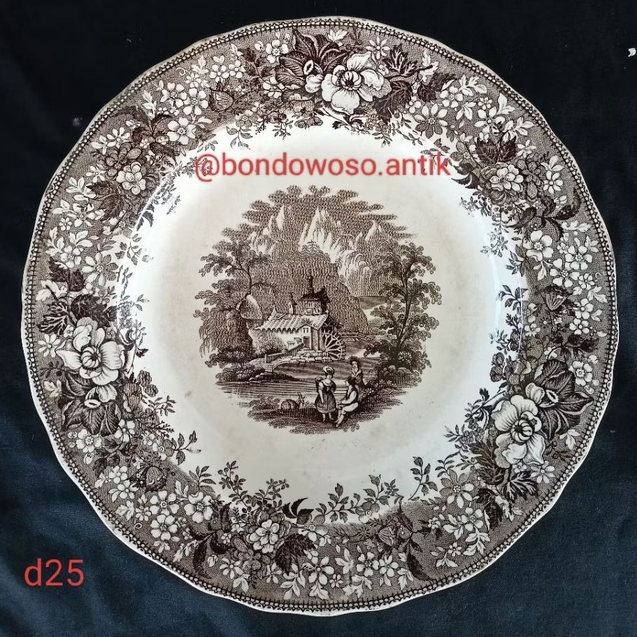 Piring hias antik Eropa